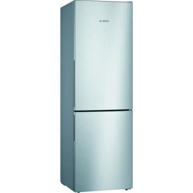 BOSCH Réfrigérateur combiné gris - 308L - Régulation éléctronique - Froid brassé