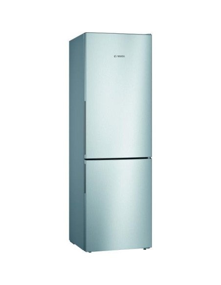 BOSCH Réfrigérateur combiné gris - 308L - Régulation éléctronique - Froid brassé