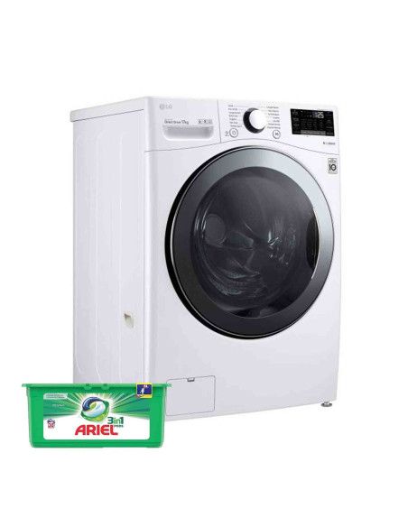 LG Lave-Linge Frontal 17kg 1100trs/min Grande Capacité Wi-Fi Machine à laver hublot
