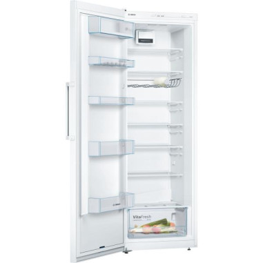 BOSCH Réfrigérateur Frigo simple porte blanc 324L Froid Brassé PowerVentilation