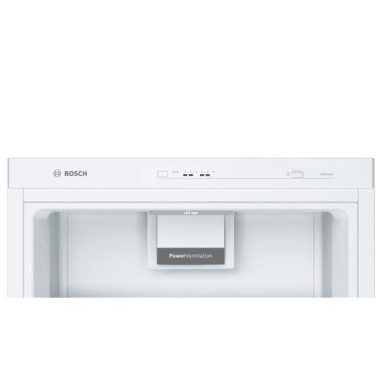 BOSCH Réfrigérateur Frigo simple porte blanc 324L Froid Brassé PowerVentilation