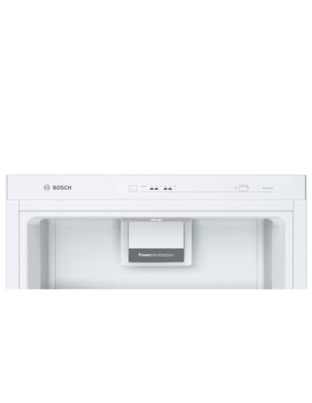 BOSCH Réfrigérateur Frigo simple porte blanc 324L Froid Brassé PowerVentilation