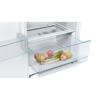 BOSCH Réfrigérateur Frigo simple porte blanc 324L Froid Brassé PowerVentilation