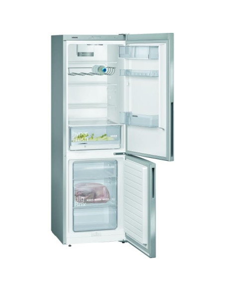 SIEMENS Réfrigérateur frigo combiné inox 308L Froid ventilé Low Frost 