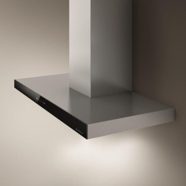 ELICA Hotte Décorative Murale Aspirante Inox Largeur 90 cm Débit d'air 581 m3/h