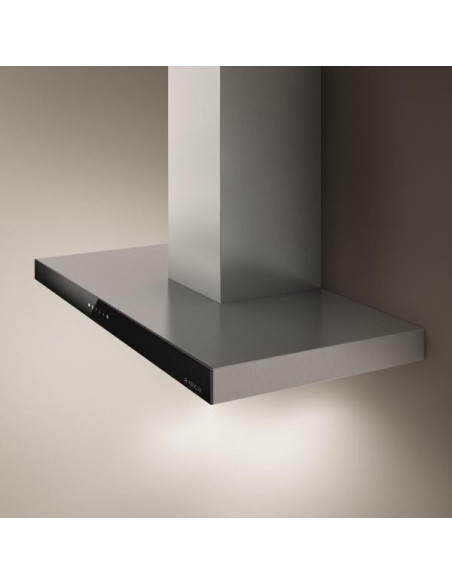 ELICA Hotte Décorative Murale Aspirante Inox Largeur 90 cm Débit d'air 581 m3/h