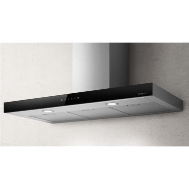 ELICA Hotte Décorative Murale Aspirante Inox Largeur 90 cm Débit d'air 581 m3/h