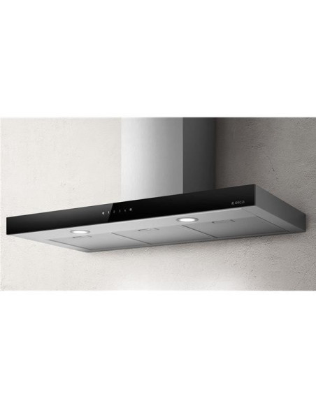 ELICA Hotte Décorative Murale Aspirante Inox Largeur 90 cm Débit d'air 581 m3/h