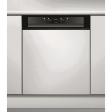 WHIRLPOOL Lave-vaisselle Intégrable encastrable bandeau noir 44dB 14 converts 60cm Natural Dry
