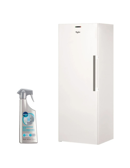 WHIRLPOOL Congélateur armoire vertical blanc Froid ventilé 228L Autonomie 24h No-Frost