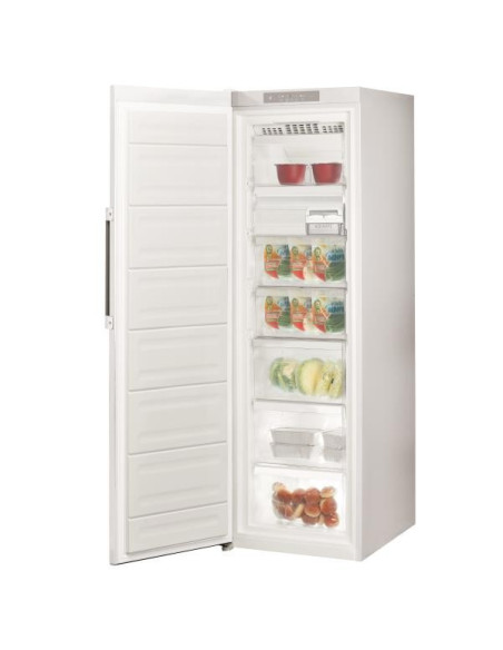 WHIRLPOOL Congélateur armoire vertical blanc Froid ventilé 260L - Froid No Frost - Autonomie 24h