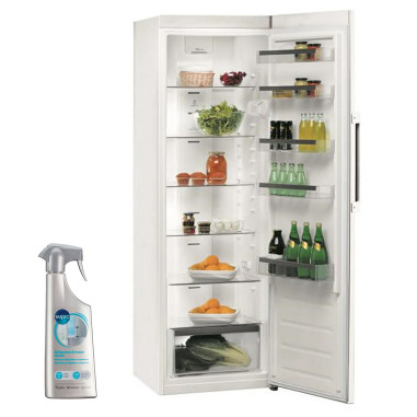 WHIRLPOOL Réfrigérateur Frigo Simple porte blanc 364L Froid brassé Dégivrage automatique