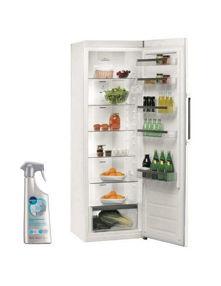 WHIRLPOOL Réfrigérateur Frigo Simple porte blanc 364L Froid brassé Dégivrage automatique