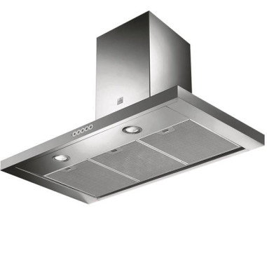 ROBLIN Hotte Décorative Murale Aspirante Inox Largeur 90cm Débit d'air 580 m3/h