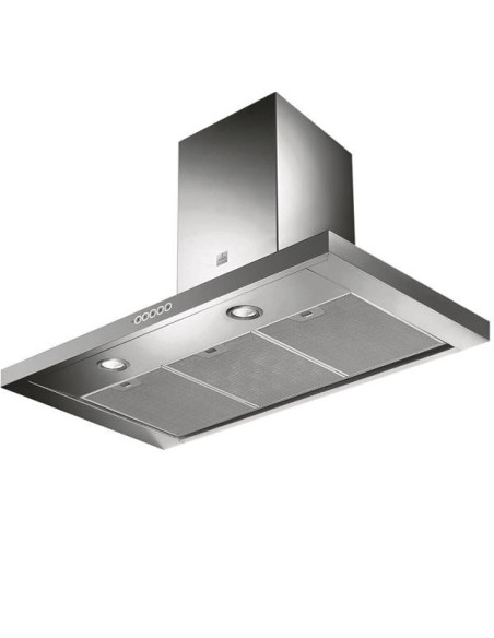 ROBLIN Hotte Décorative Murale Aspirante Inox Largeur 90cm Débit d'air 580 m3/h