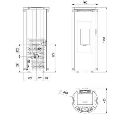 Poêle à granulés NORDICA EXTRAFLAME - AMIKAPIERRE