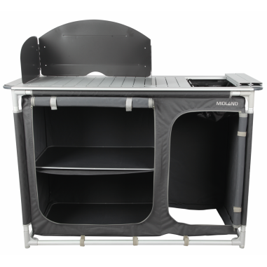 MIDLAND Meuble de Cuisine Classique Véga Bac Vaisselle Rangements Camping Car