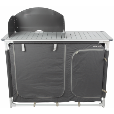 MIDLAND Meuble de Cuisine Classique Véga Bac Vaisselle Rangements Camping Car