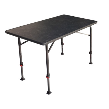 SOPLAIR Table Levita Aluminium 6 Personnes Pieds Réglables Camping Car Gris