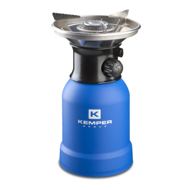KEMPER Rechaud Portable Gaz + Paravent Allumage Piezo 2.2 KW Camping