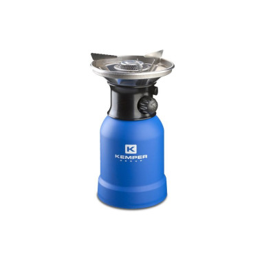 PACK KEMPER Rechaud Portable Gaz Camping + 5 Cartouches perçable 190gr gaz butane Camping
