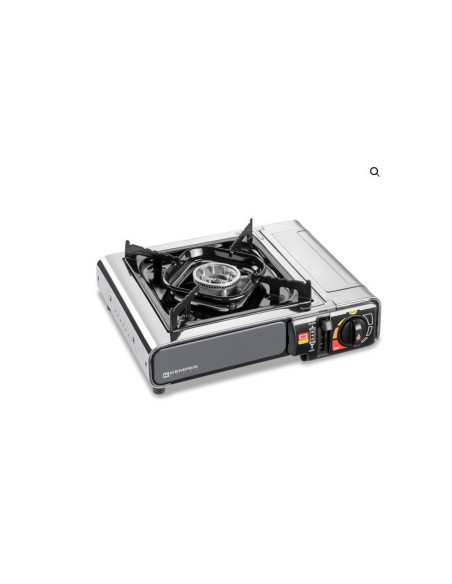 PACK KEMPER Réchaud Gaz Camping Extra Intelligent Allumage Piezo et Cartouche de Gaz Butane 227gr Camping