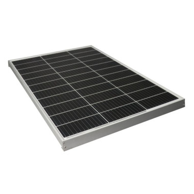 PACK EZA Panneau Solaire 130W Monocristallin + Régulateur Solaire MPPT LCD 10A + 3 M Kit Adhésif