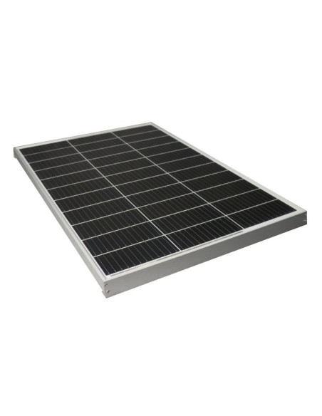 PACK EZA Panneau Solaire 130W Monocristallin + Régulateur Solaire MPPT LCD 10A + 3 M Kit Adhésif