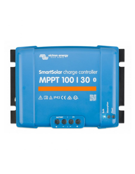 Pack VICTRON Panneau Solaire Monocristallin 360W +  Régulateur Solaire MPPT 30A Bluetooth + 2x Câbles + Kit de Pose Solaire