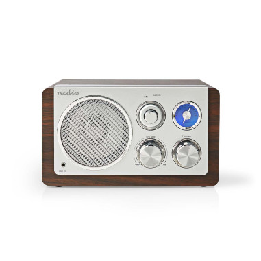 NEDIS Radio FM Conception de table FM Alimentation secteur Analogique