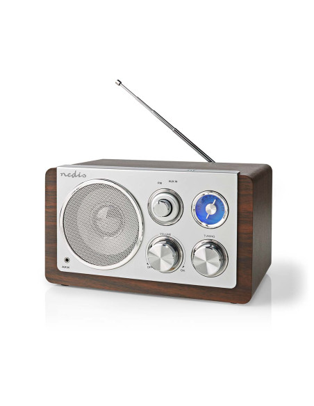 NEDIS Radio FM Conception de table FM Alimentation secteur Analogique
