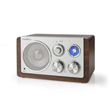NEDIS Radio FM Conception de table FM Alimentation secteur Analogique