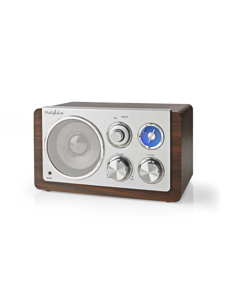 NEDIS Radio FM Conception de table FM Alimentation secteur Analogique