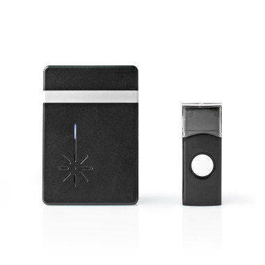 NEDIS Kit De Sonnette Sans Fil Alimenté Par Pile 3 V