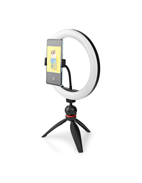 NEDIS Anneau Lumineux 120 LED's 2700 - 6700 K USB Trépied Noir