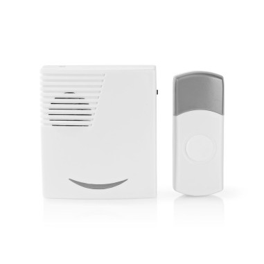 NEDIS Kit de Sonnette Sans Fil Alimenté par Piles 36 Mélodies