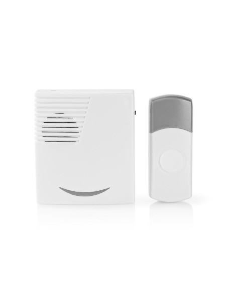 NEDIS Kit de Sonnette Sans Fil Alimenté par Piles 36 Mélodies