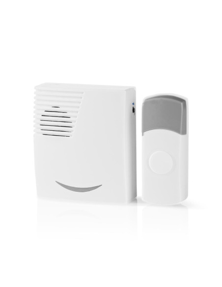 NEDIS Kit de Sonnette Sans Fil Alimenté par Piles 36 Mélodies