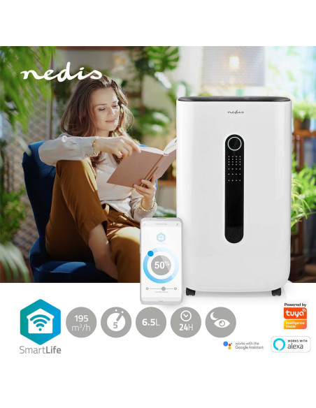 NEDIS Déshumidificateur SmartLife Wi-Fi 20 L/Jour