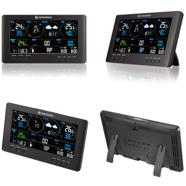 BRESSER Centrale Météo Wi-fi ClearView avec Capteur 7 en 1