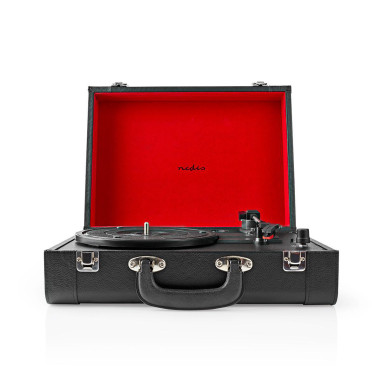 NEDIS Platine Vinyle Bluetooth  33 / 45 / 78 t/min  Courroie