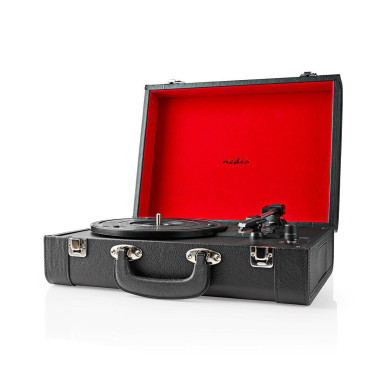 NEDIS Platine Vinyle Bluetooth  33 / 45 / 78 t/min  Courroie