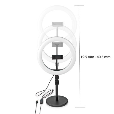 NEDIS Anneau Lumineux 120 LED's 2700 - 6700 K USB