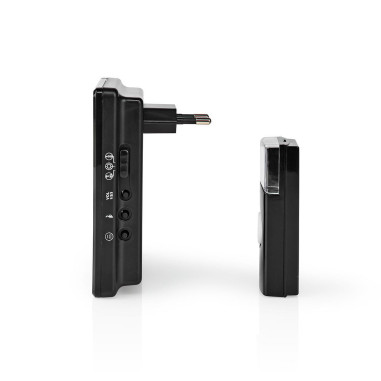 NEDIS Kit de Sonnette Sans Fil Alimentation Secteur Portée 300m