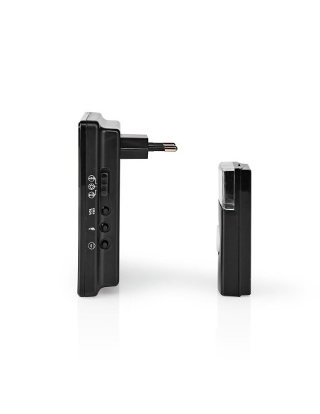 NEDIS Kit de Sonnette Sans Fil Alimentation Secteur Portée 300m