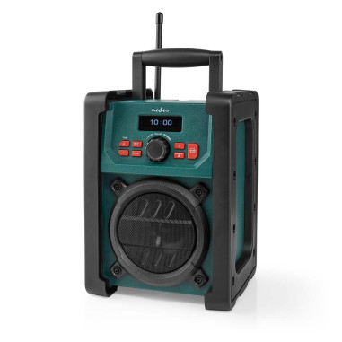 NEDIS Radio de Chantier DAB+/ FM  Bluetooth écran 2.2 pouces