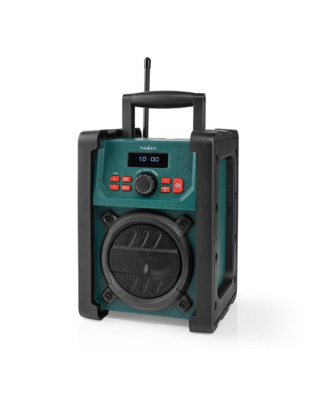 NEDIS Radio de Chantier DAB+/ FM  Bluetooth écran 2.2 pouces