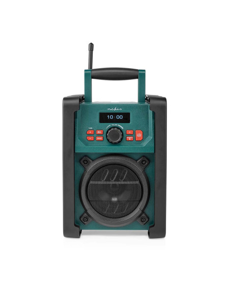 NEDIS Radio de Chantier DAB+/ FM  Bluetooth écran 2.2 pouces