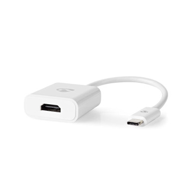 NEDIS Adaptateur USB-C / HDMI (M/F) 0.2m Blanc