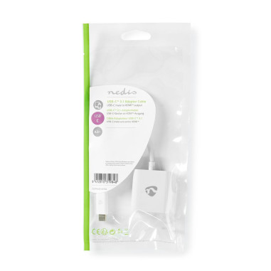 NEDIS Adaptateur USB-C / HDMI (M/F) 0.2m Blanc